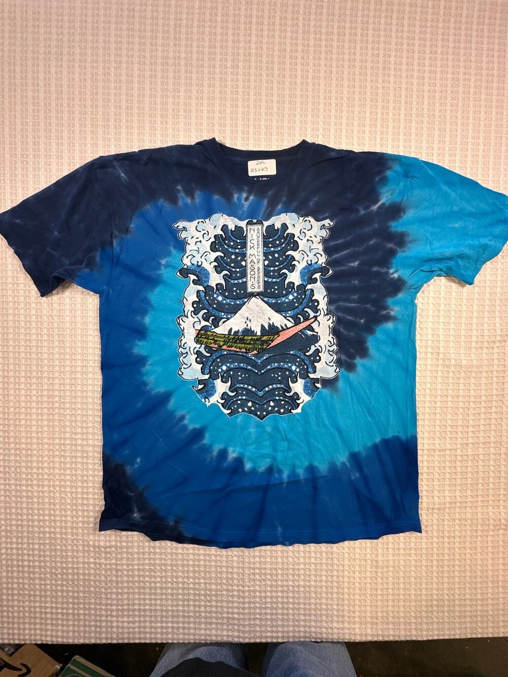 Liquid Blue Nick Mason’s Saucer Full of Secrets 23x29 2XL Concert Tshirt